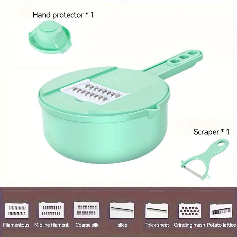 9-in-1 Multifunctional Vegetable Chopper – Carrot & Potato Slicer