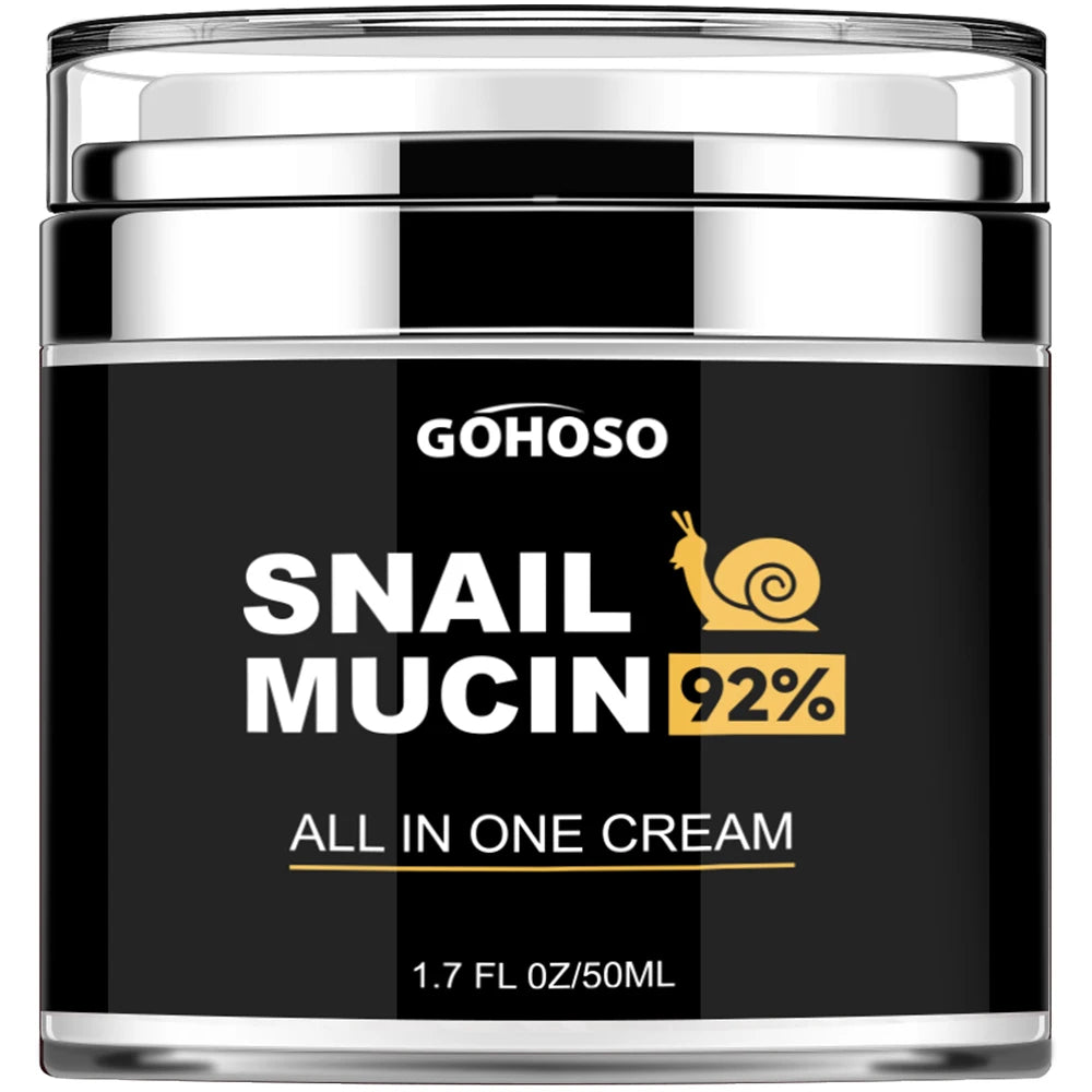 ENVISHA Snail Mucus Facial Cream – Firming, Whitening, Anti-Aging & Hydrating Skin Care