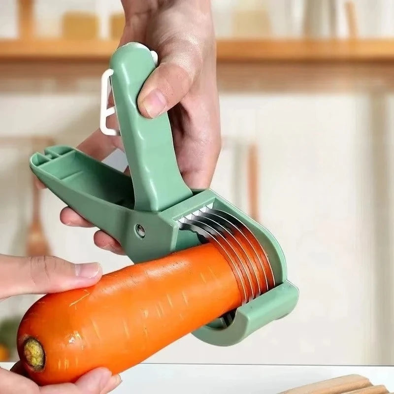 HooFun Multi-Functional Stainless Steel Vegetable & Fruit Slicer