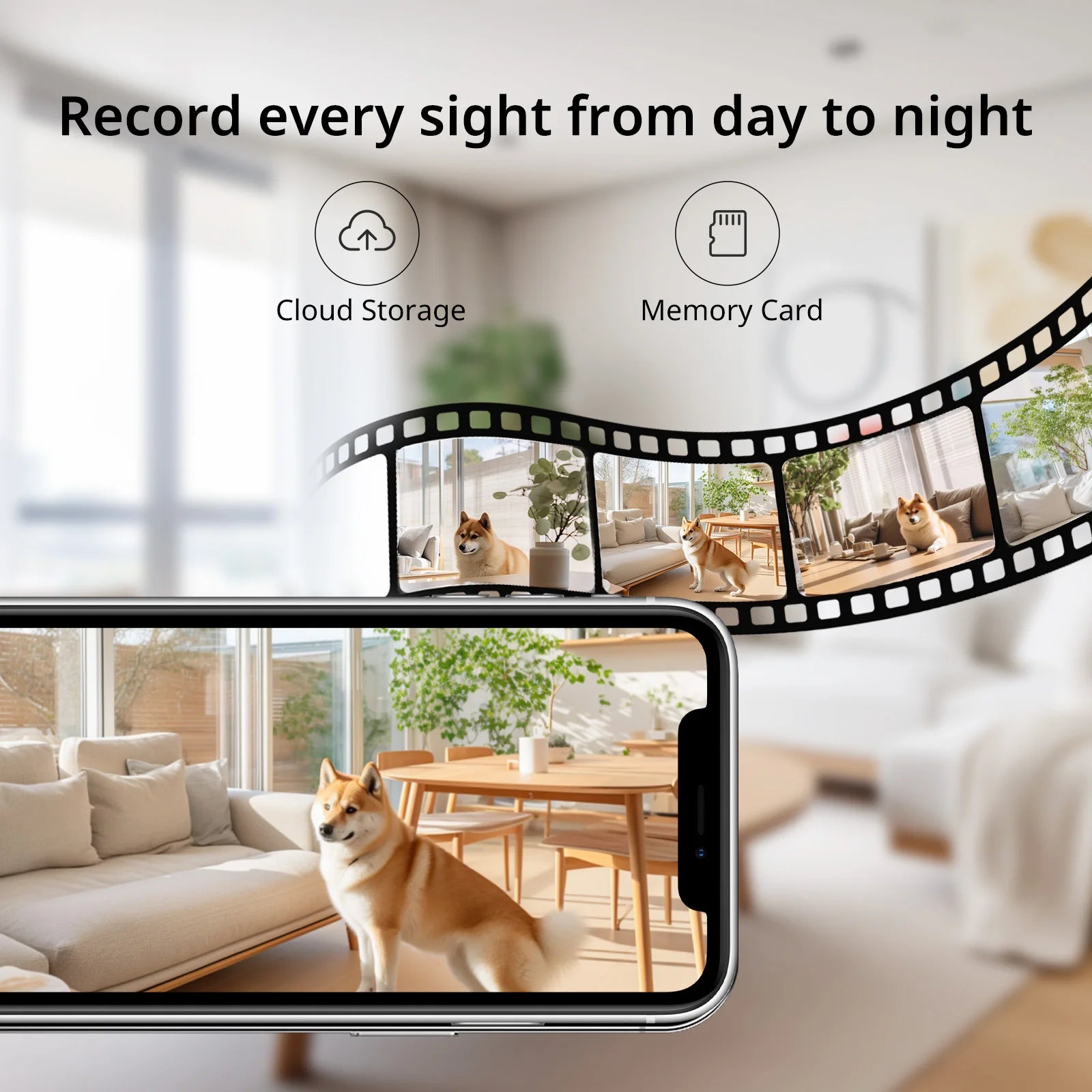 BoyKeep Smart Camera 2K WiFi Security Cam – 360° Indoor Baby Monitor with 5G/2.4GHz Dual-Band, Night Vision & Two-Way Audio