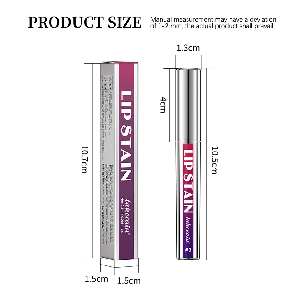 Long Lasting Korean Matte Lip Ink – Waterproof Peel Off Lip Tint, Liquid Lipstick