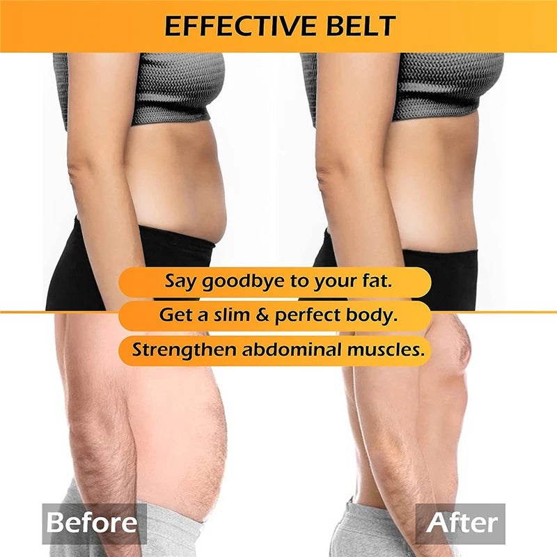 Smart EMS Abdominal Muscle Stimulator Belt – Home Fitness Toner