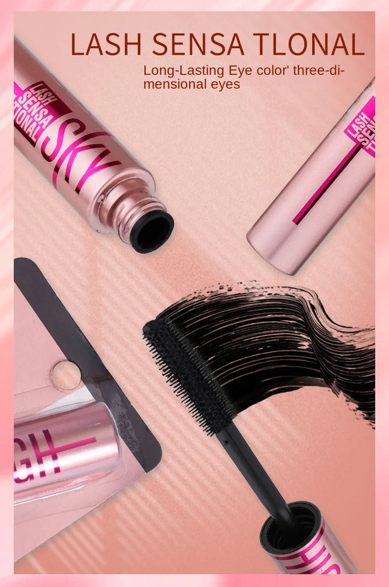 Eyelashes Lengthening Mascara – Long-Lasting Waterproof Korean Silky Black Lash Extension