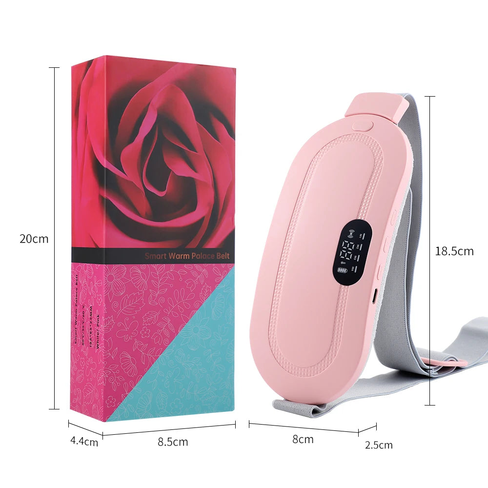 Rechargeable Heated Menstrual Waist Massager for Women