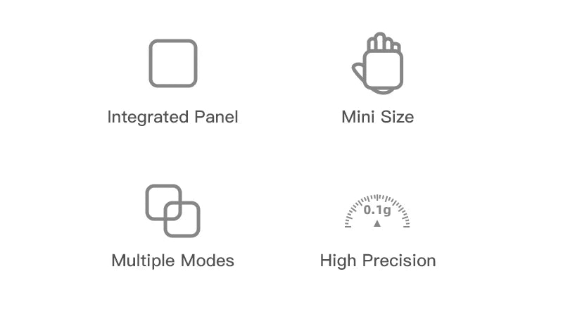 AliKisscafe Digital Coffee Scale – 0.1g High Precision Barista Tool