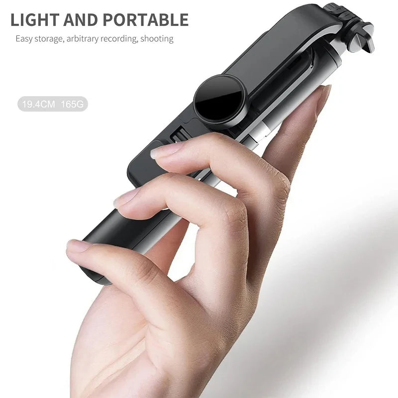 Xiaomi Selfie Stick 1045mm Bluetooth Tripod with LED Fill Light & Remote Shutter – Wireless Extendable Selfie Stand for Android & iPhone