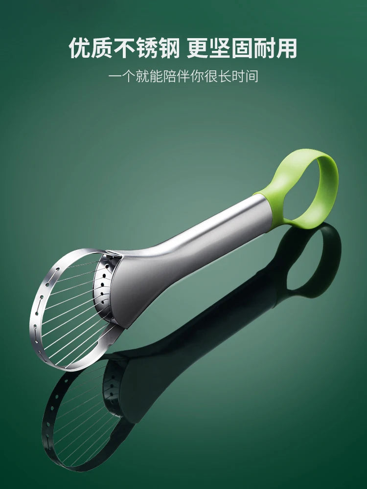Avocado Knife Gadget 3-in-1 Stainless Steel Cutter Fruit Slicer Kitchen Tool