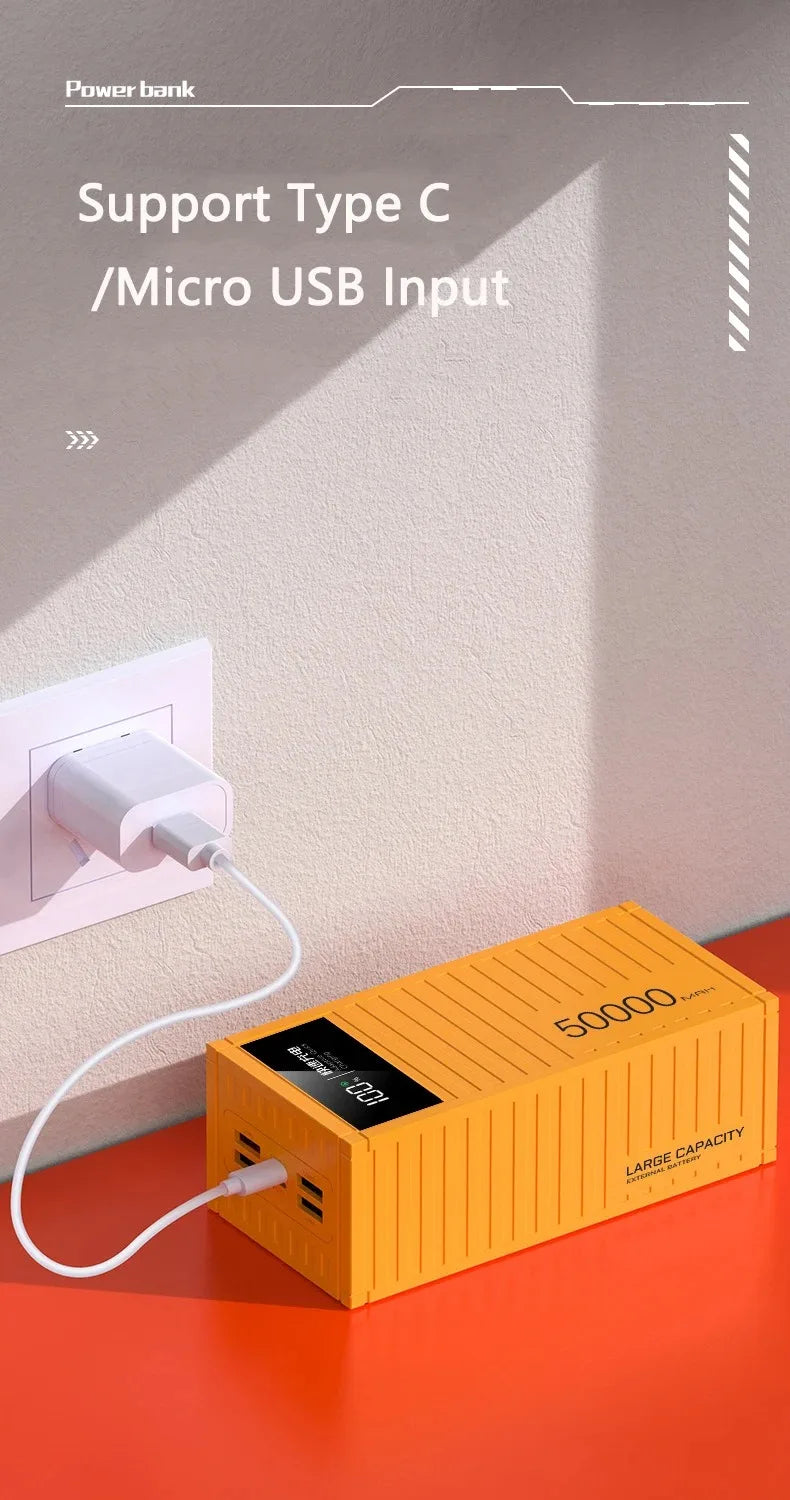 Xiaomi 50000mAh Large Capacity Portable Charging Power Bank With 6 Interfaces Supporting 120W Fast Charging Suitable For iPhone