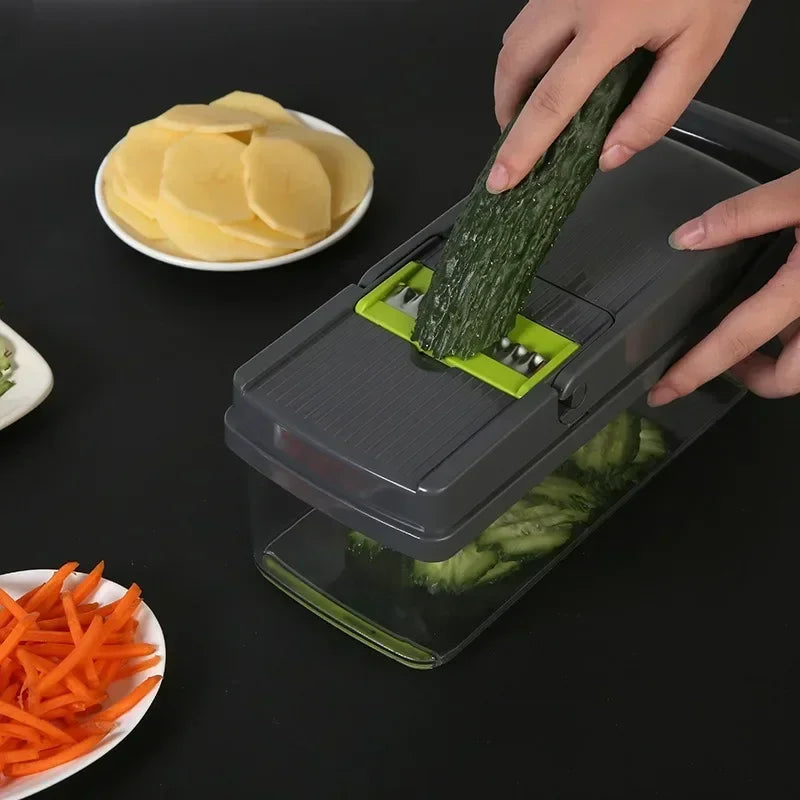 15-in-1 Multifunctional Vegetable Slicer Cutter Chopper