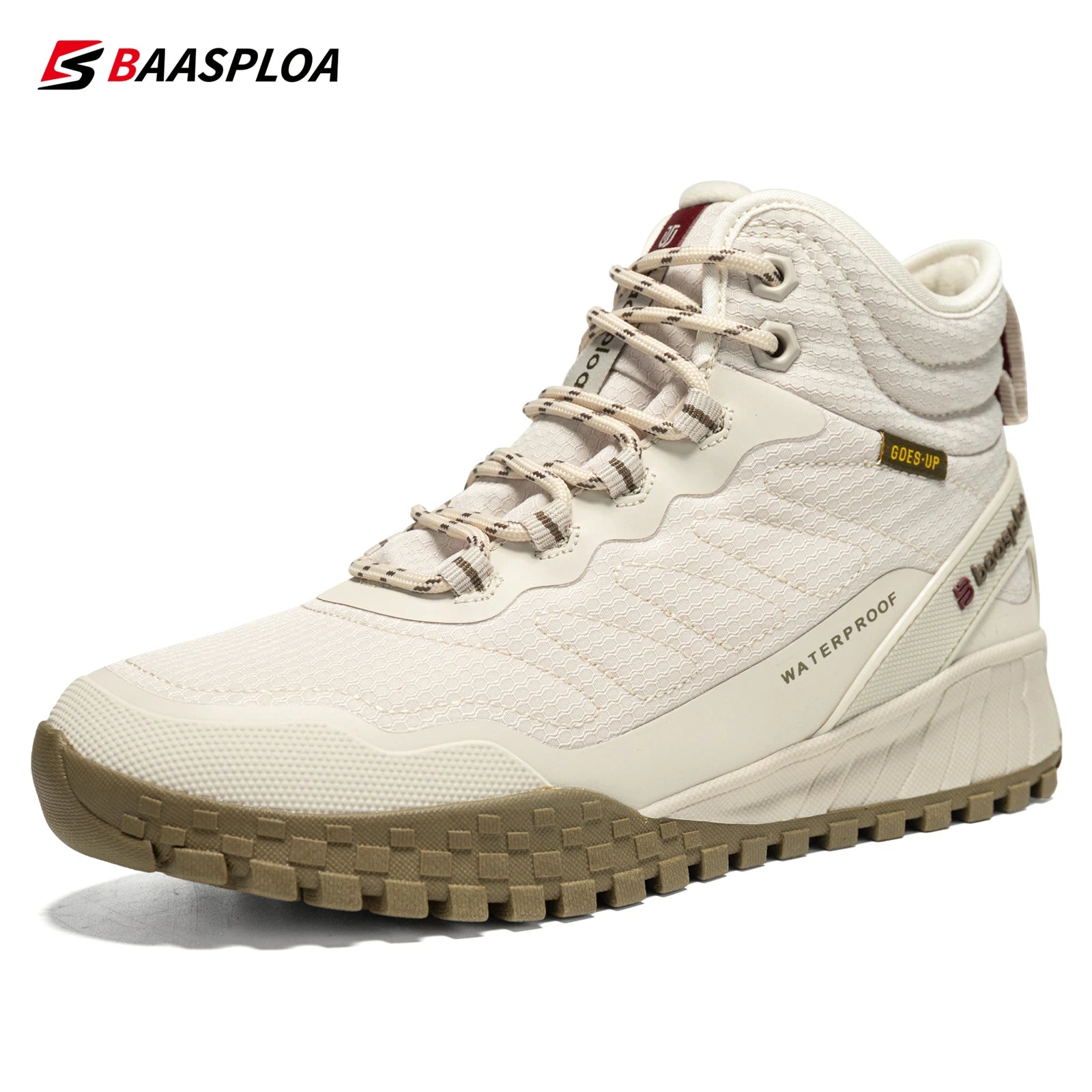 Baasploa Winter Women Sneakers – Plush Warm Waterproof Snow Boots
