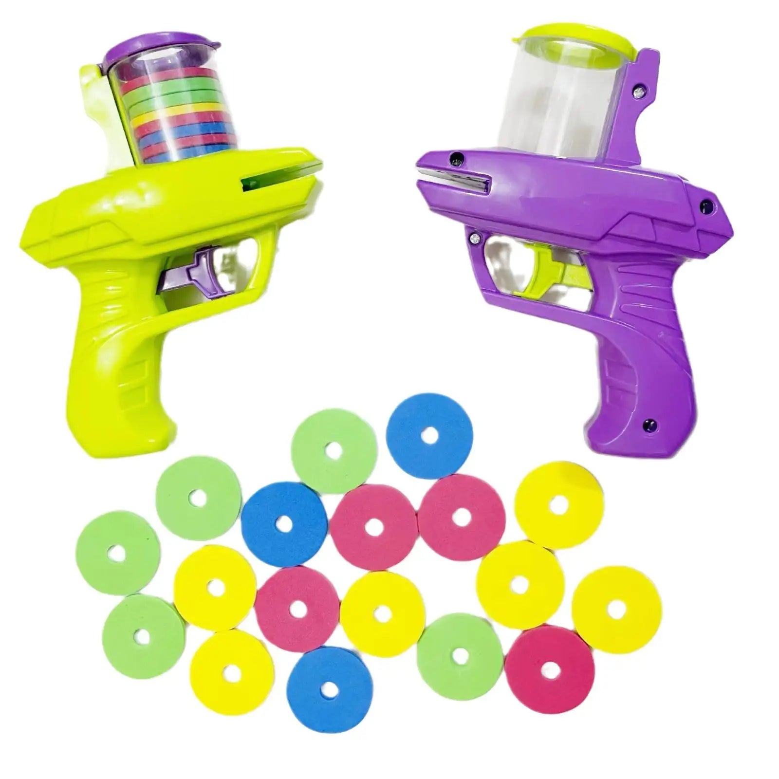 Kids Foam Disc Launcher – Outdoor Shooting Game Toy for Parent-Child Fun