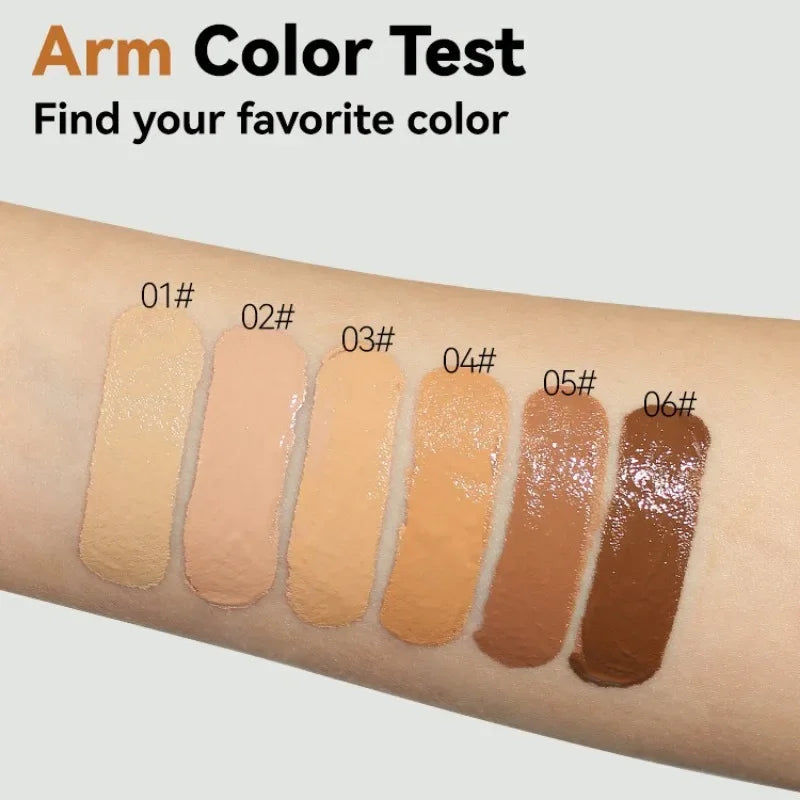 Face Foundation Cream – Oil-Control Matte BB Cream, Waterproof Full Coverage Liquid Concealer Base