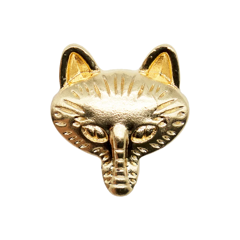 1PCS Gold Metal Shoe Charms New Metal Star Wings Wolf Shoe Buckle Accessories fit Women Men 2025 Trends Shoe Decoration Pin Gift