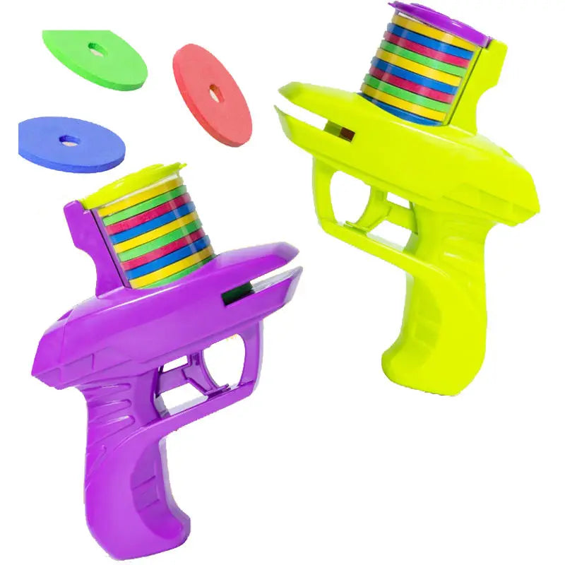Kids Foam Disc Launcher – Outdoor Shooting Game Toy for Parent-Child Fun