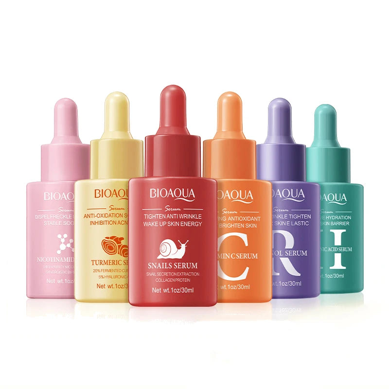 BIOAQUA Vitamin C Retinol Hyaluronic Acid Serum – Moisturizing, Brightening & Firming Facial Essence