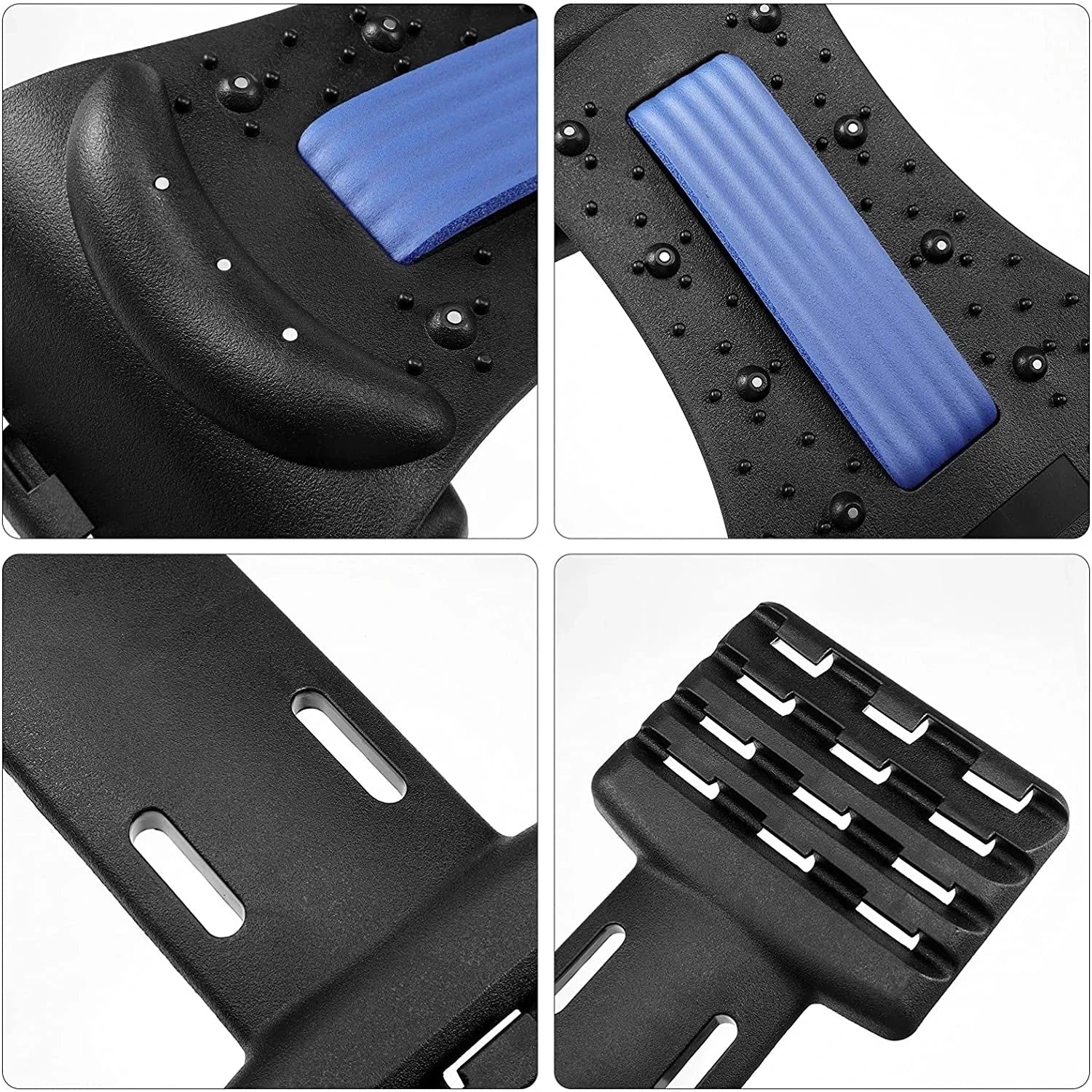 Adjustable 4-Level Back Stretcher & Lumbar Spine Massager