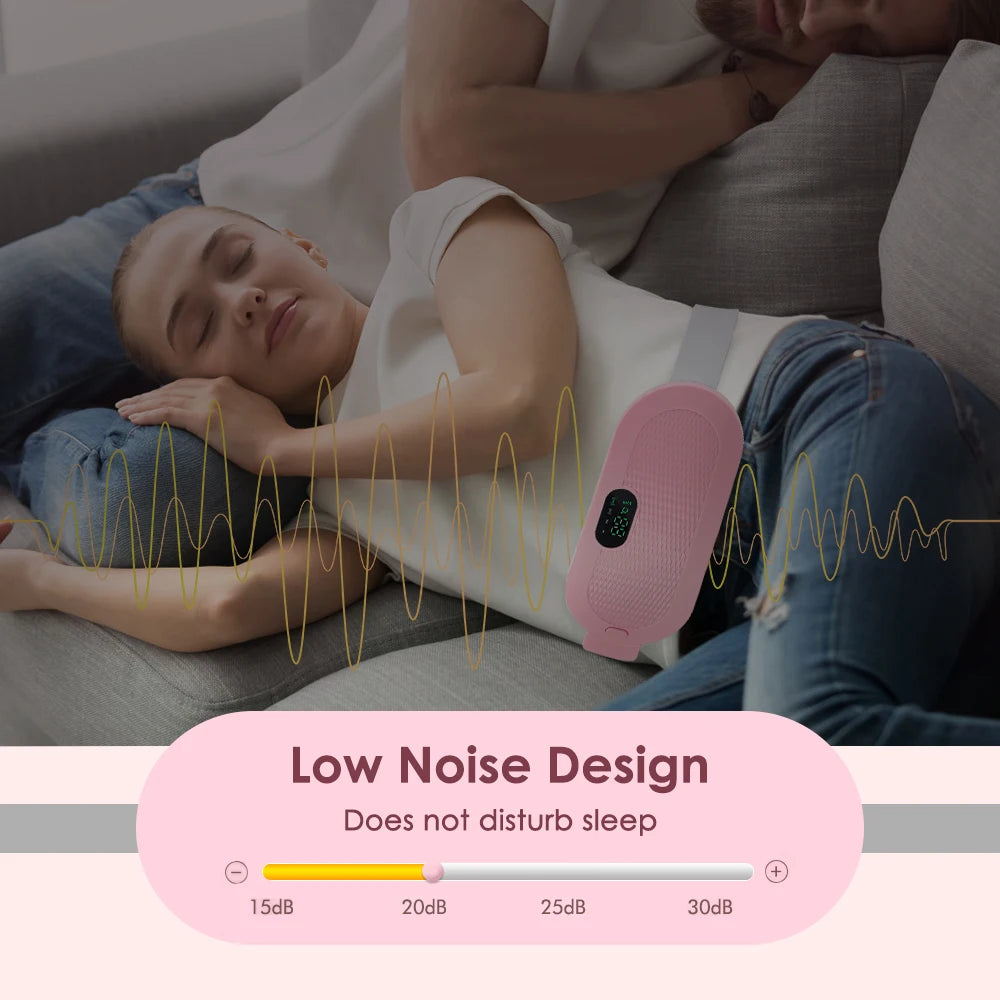 Rechargeable Heated Menstrual Waist Massager for Women