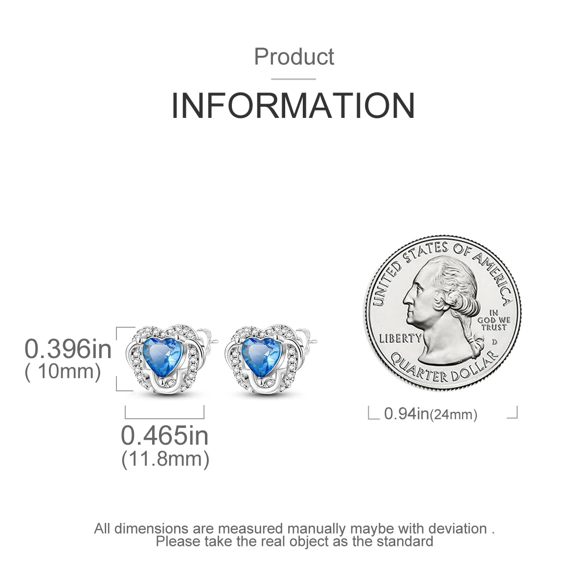 925 Sterling Silver Pink Heart Stud Earrings – Romantic Gift for Women