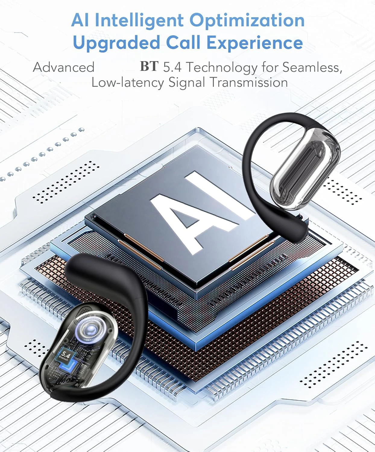 UYUXIO AI Translator Earbuds – Real-Time 144 Language Wireless Headphones