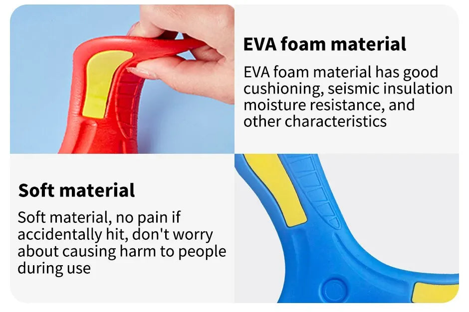 Children’s Soft Boomerang – Three-Leaf Cross Flying Disc Outdoor Toy