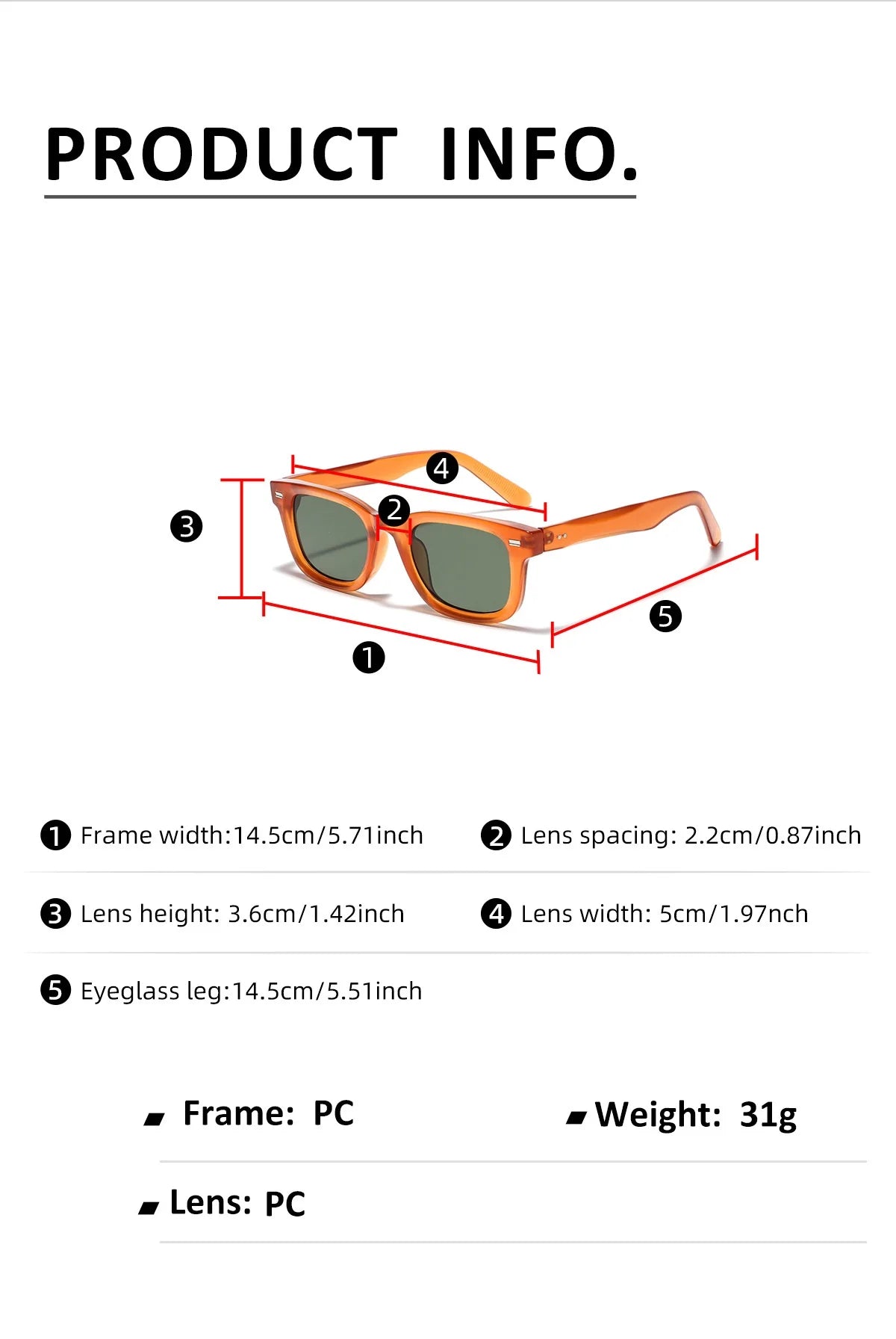 Retro Square Sunglasses – UV400 Fashion Eyewear for Men & Women