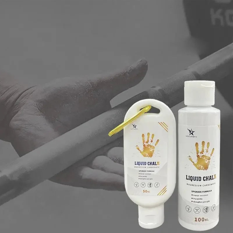 Liquid Chalk Sports Magnesium Grip – 50/100/200ml Anti-Slip Hand Chalk for Fitness, Gym, Weightlifting & Climbing