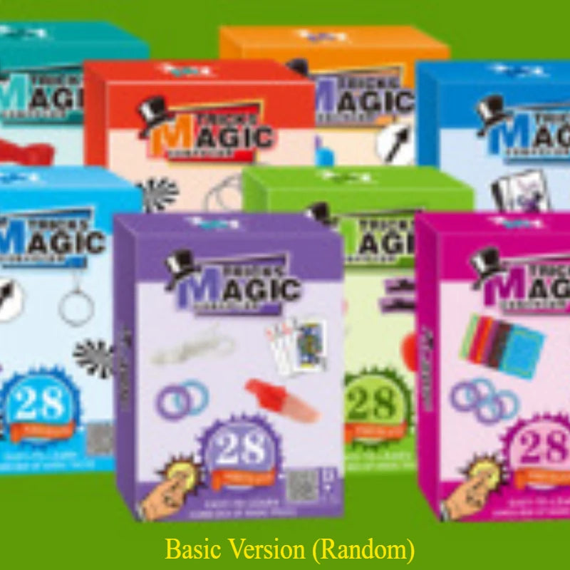 Children’s Magic Tricks Kit – Beginner Magic Set with Cards & Interactive Props