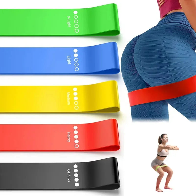 Yoga Rally Circle Resistance Bands Set – Elastic Loop Strength Training & Portable Workout Expander