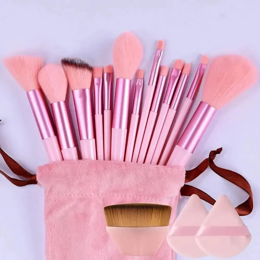 Professional Makeup Brush Set – Soft Fluffy Cosmetic Brushes for Foundation, Powder & Eyeshadow