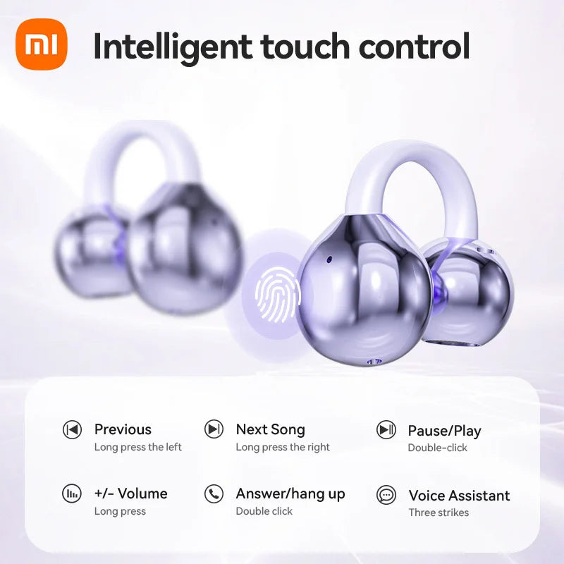 Xiaomi Mijia M91 Open-Ear Wireless Earphones Bluetooth 5.4 ENC Noise Reduction HD Call Touch Control Headset