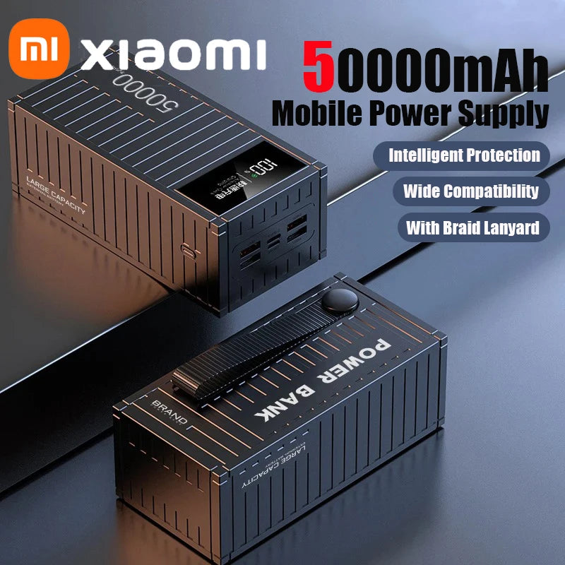 Xiaomi 50000mAh Portable Power Bank – 120W Fast Charging with 6 Interfaces for iPhone
