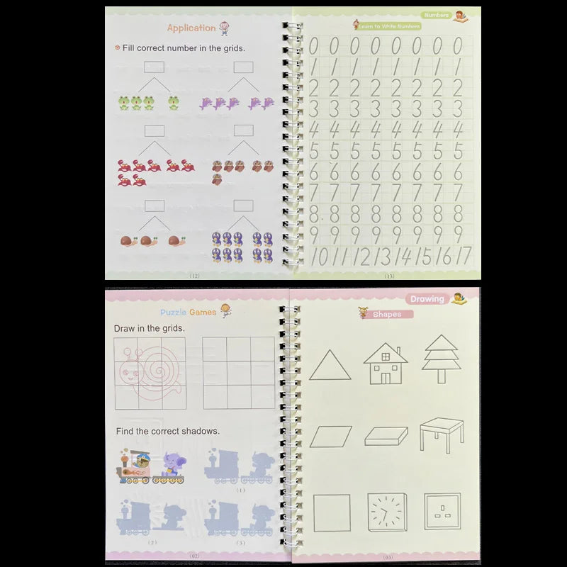 EasyStart™- Magic Write & Wipe Copybook Set Preschool