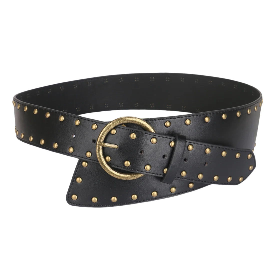 Ladies' rivet Pin buckle bronze Stud Buckle external belts For Women girdle Decorate waist Corset Pung Cowgirl On Dress Coat