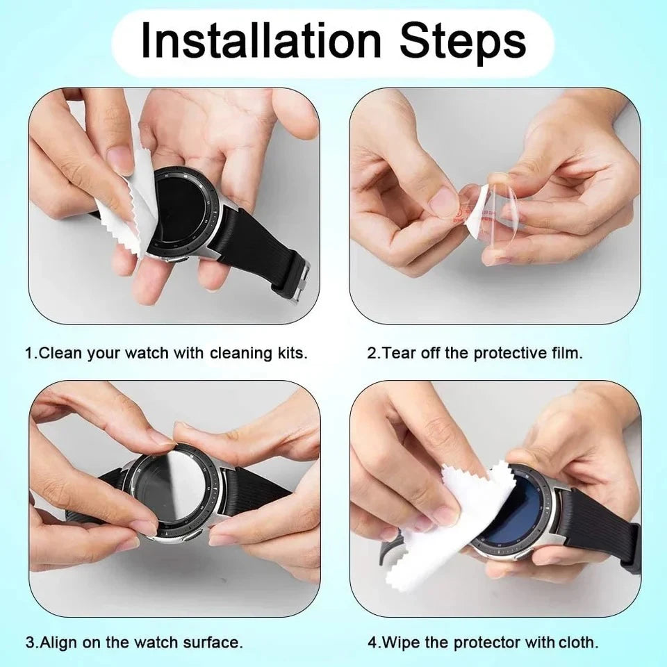 Tempered Glass Screen Protector for Xiaomi Redmi Watch 5 Active/Lite & Watch 4 – HD Clear Anti-Scratch Protective Film