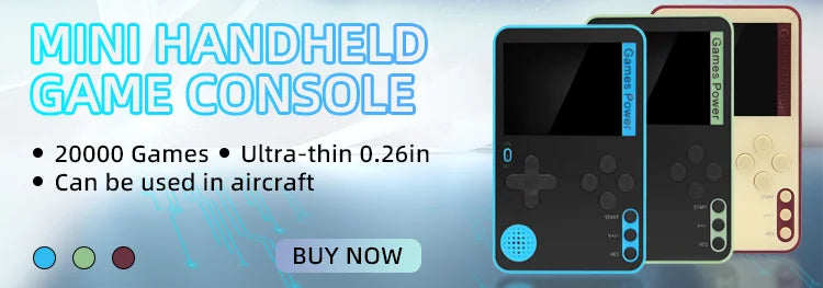 Handheld Game Console – 500 Classic Games LCD Portable Retro Mini Game