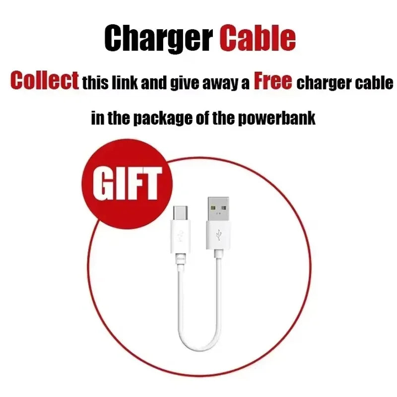 Xiaomi 200000mAh 120W Power Bank  Fast Charging Portable Mobile Power Ultralarge Capacity Digital Display External Battery ﻿