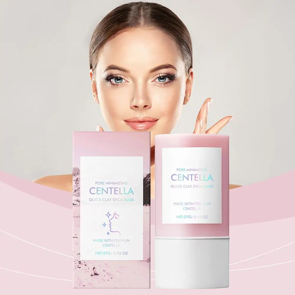 Centella Clay Stick Mask – 27g Hydrating, Pore Minimizing & Brightening Facial Skincare Stick