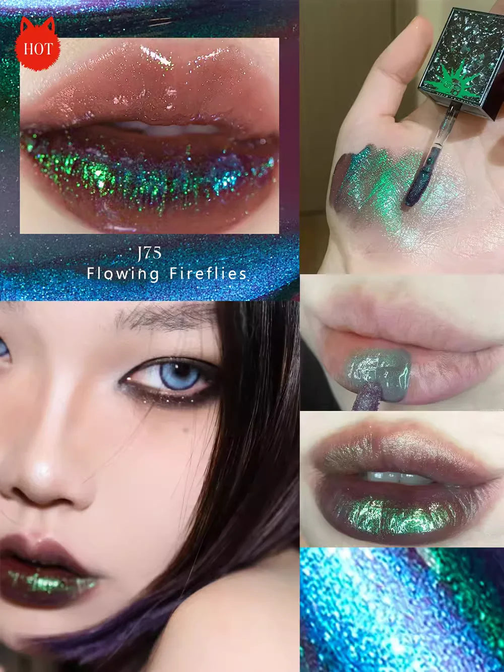 Girlcult Cyberpunk Lip Gloss – High Shine Liquid Lipstick, Moisturizing, Hydrating, Long-Lasting Mirror Finish