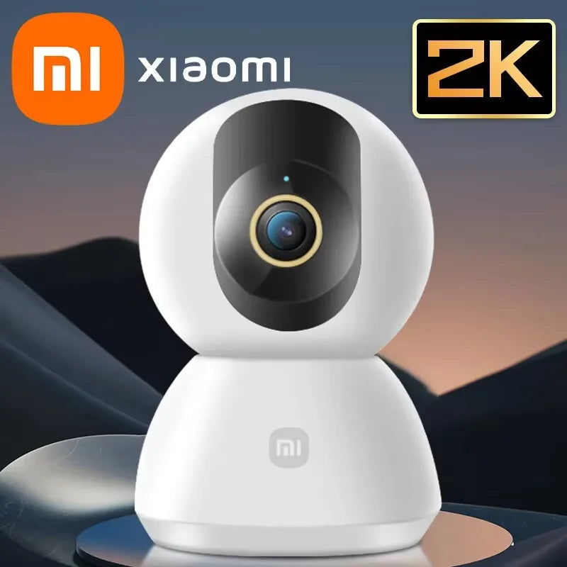Xiaomi 360° Smart Home Security Camera Mi PTZ 2K – 3MP AI Human Detection, Night Vision, Motion Tracking, Works with Mijia