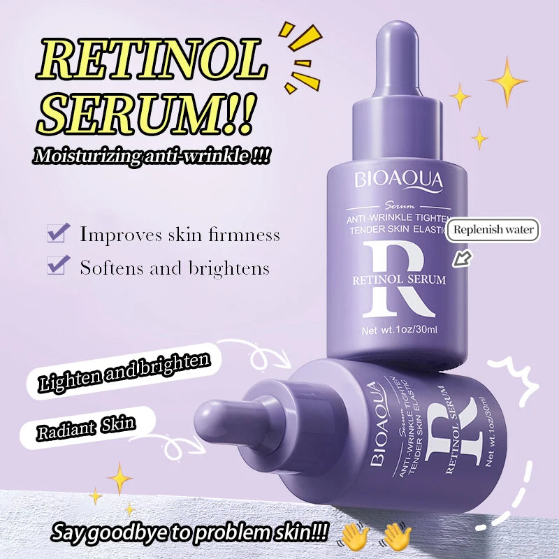 BIOAQUA Vitamin C Retinol Hyaluronic Acid Serum – Moisturizing, Brightening & Firming Facial Essence