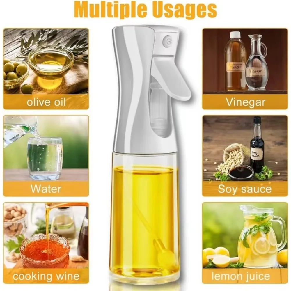 Oil Spray Bottle for Cooking – Refillable Olive Oil Dispenser