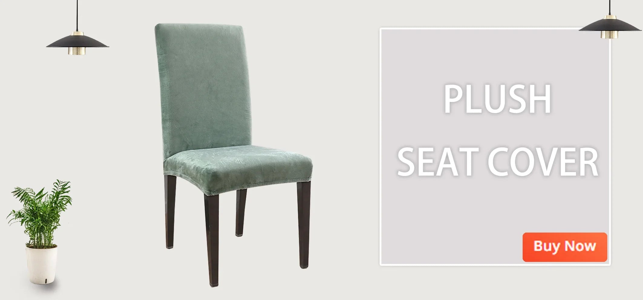 Plush Elastic Sofa Slipcover – Anti-Slip Couch Cover for Home & Office