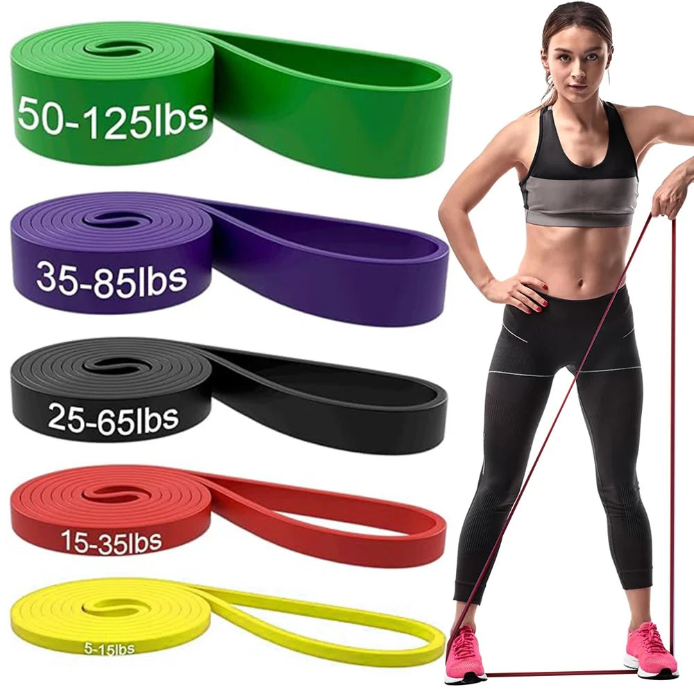 Resistance Bands Pull Up Assist Powerlifting Bands – Fitness Training & Home Workouts for Men & Women