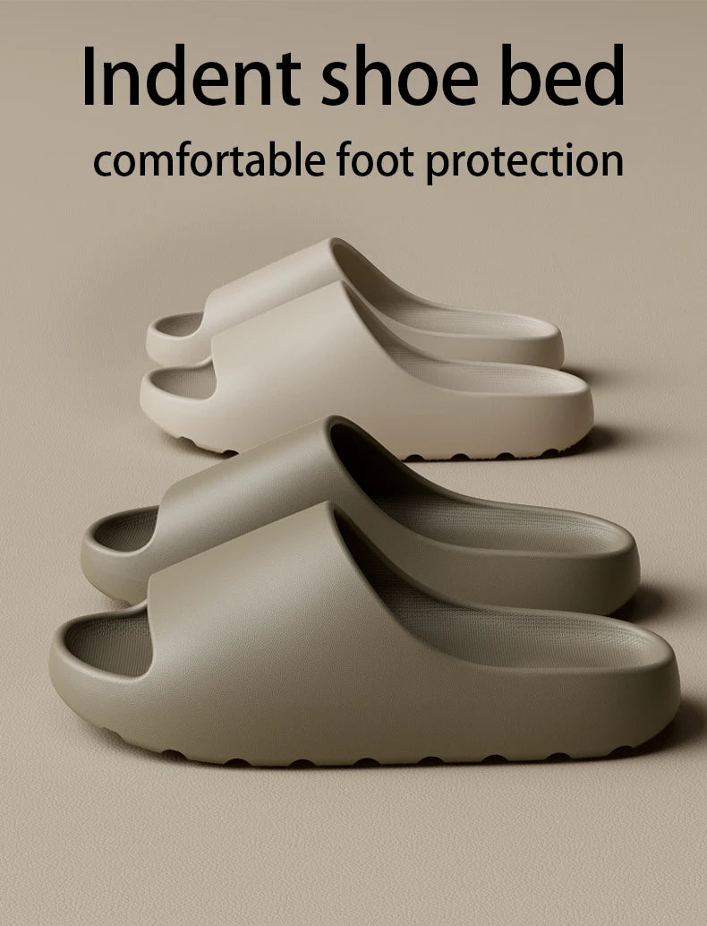 Coconut Slippers Feel like Stepping on Shit Thick-soled Sandals Summer New Non-slip Wearing Sandals