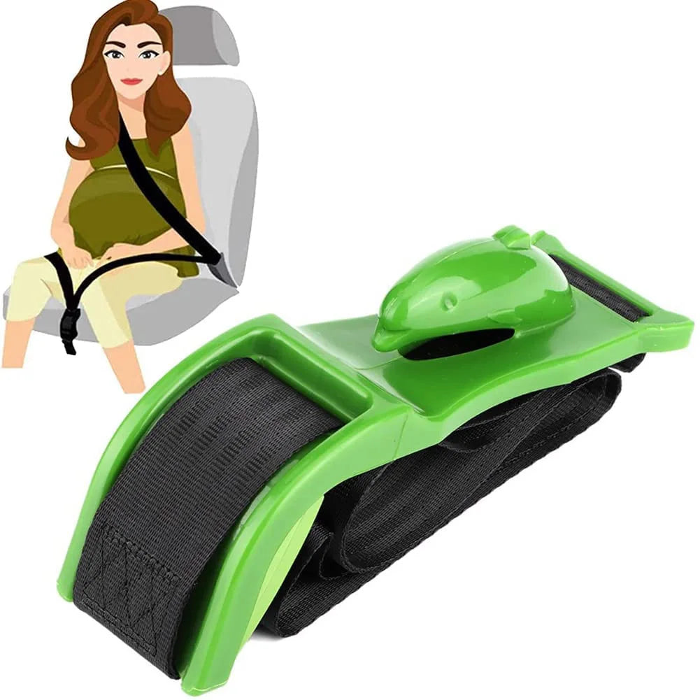 SafeBelly ™ - Maternity Car Seat Belt Protector and Belly Support for Expecting Mothers Adjustable Safety Belt Extender