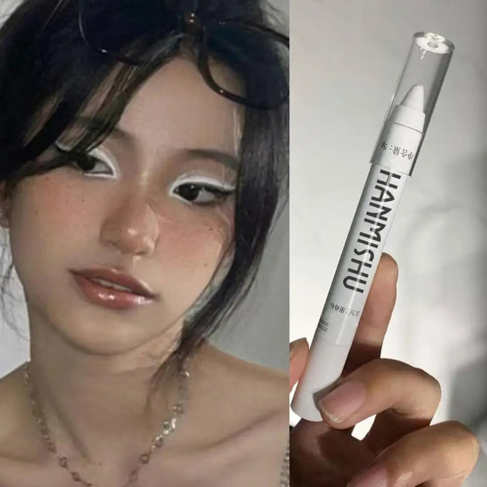 Shimmer Highlight Stick – Glitter White Eyeshadow Pencil for Bright & Dazzling Eyes