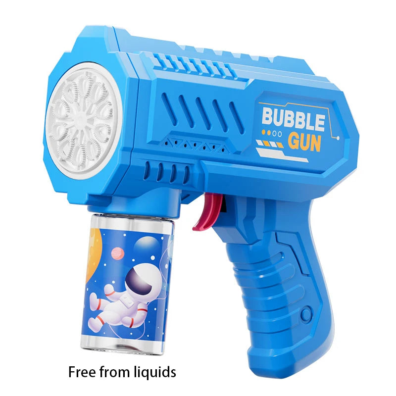 Astronaut Bubble Gun Toy – Fully Automatic Bubble Machine for Kids