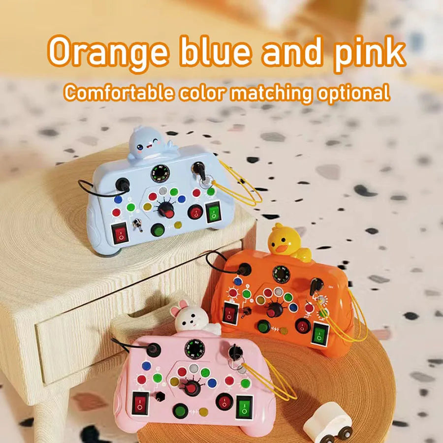 Children’s Educational Busy Toy – Cartoon Animal Early Learning Cognitive Game Machine