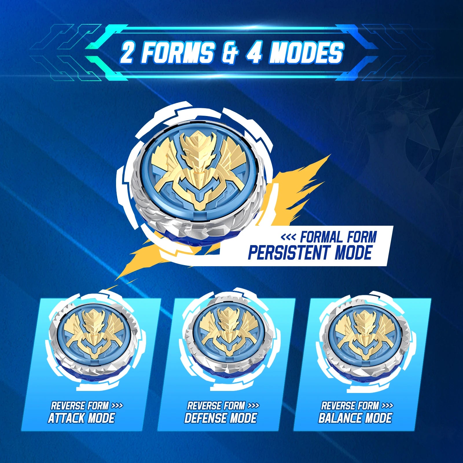 Infinity Nado 6 Power Pack – Metal Spinning Top with Sword Launcher for Kids