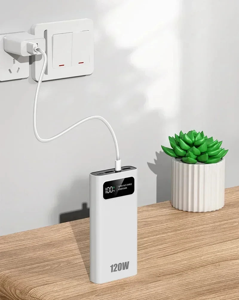 Xiaomi 200000mAh 120W Power Bank  Fast Charging Portable Mobile Power Ultralarge Capacity Digital Display External Battery ﻿